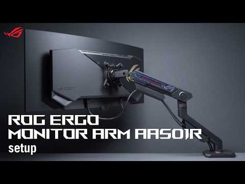 ROG Ergo Monitor Arm AAS01R Setup | ASUS SUPPORT