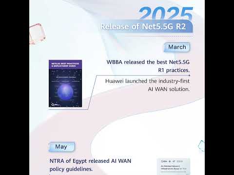 With the advent of AI, Net5.5G is ushering in the era of intelligent network infrastructure.