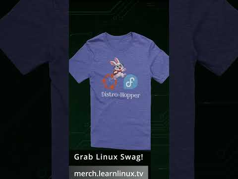 Grab some Awesome Linux Gear from the Learn Linux TV Merch Shop #linux #merch #swag