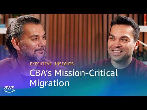 Mission-Critical Modernization. CBA’s Core Banking Migration | Amazon Web Services