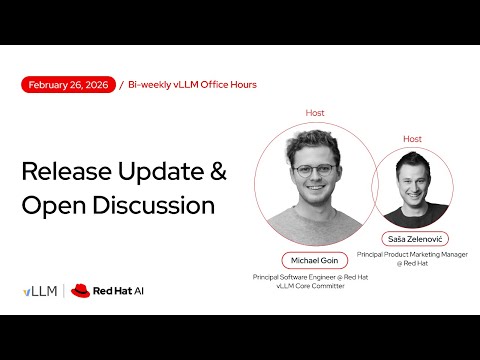 [vLLM Office Hours #44] vLLM v0.16.0 Release Update and Open Discussion – February 26, 2026