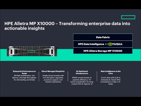 HPE Alletra Storage MP X10000 Enriching metadata with Alletra Storage MP X100000 Data Intelligence