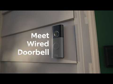 All-New Ring Wired Doorbell | Retinal 2K, up to 6x Enhanced Zoom, and Two-Way Talk