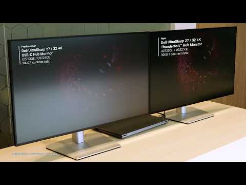 IPS Black on Dell UltraSharp 32 and 27 4K Thunderbolt Hub Monitors | See the Difference