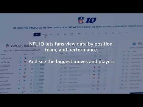 NFL IQ 2026 | Amazon Web Services