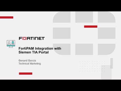 FortiPAM Integration with Siemens TIA Portal | Product Demo