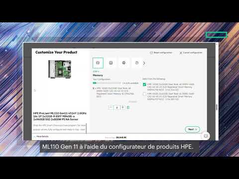 Le configurateur de produits HPE pour les offres Smart Choice