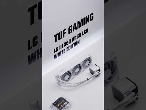 The TUF Gaming LC III 360 ARGB LCD White Edition elevates every angle of your setup.​
