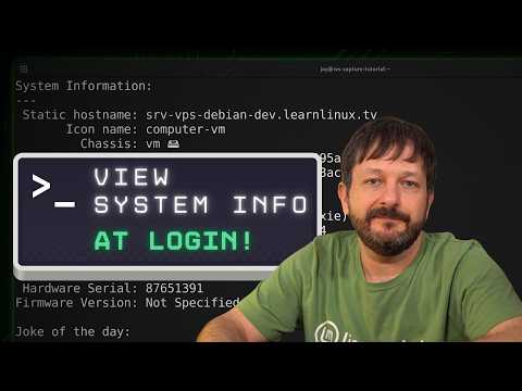 Build a Custom Linux MOTD with Bash and systemd!