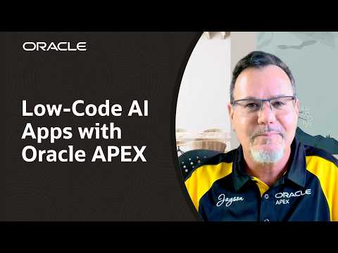 Oracle APEX: Generative AI Application Development