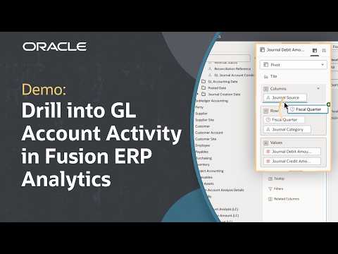 How to Create GL Analysis with CAA in Fusion ERP Analytics