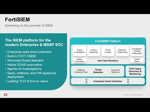 FortiSIEM 7.5 Agentic AI | Product Demo