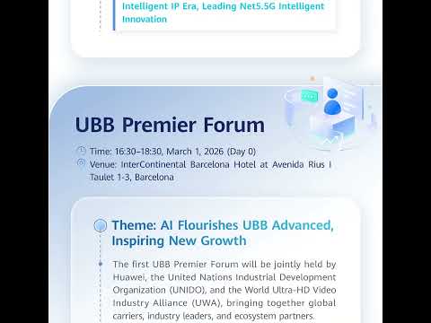 Huawei data comunication welcome you to join the MWC 2026 in Barcelona on March 2- 5.