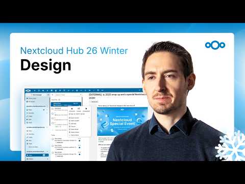 Nextcloud Hub 26 Winter design update. 🎨 QR code login, intuitive icons, enhanced filters, and more!