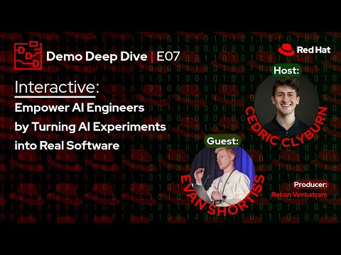 Interactive: Turn AI Experiments into Real Software ft. Evan Shortiss (E7)