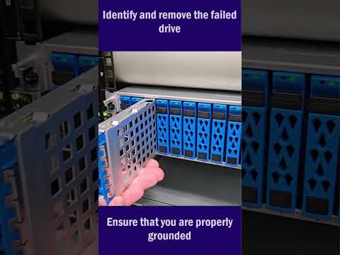 Replace a drive on the NS224 NVMe shelf