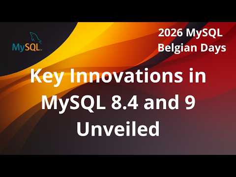 Exploring MySQL 8.4 and MySQL 9
