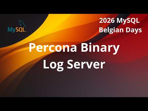 Binary Log Server: The Missing MySQL Infrastructure Component