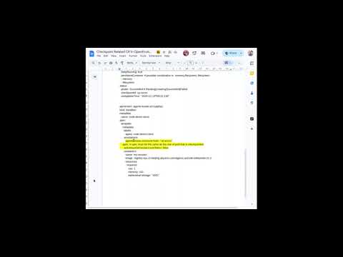 WG Checkpoint Restore Meeting for 2026-03-05