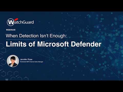 When Detection Isn’t Enough: Limits of Microsoft Defender