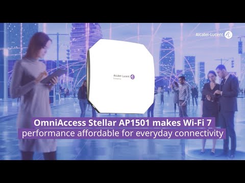Wi-Fi 7 made accessible with OmniAccess Stellar AP1501