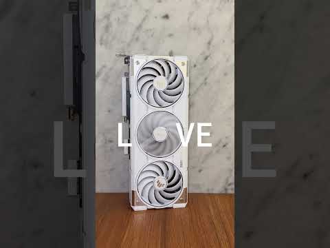 The TUF Gaming RTX 5070 Ti BTF White Edition —absolutely beautiful. ✨​