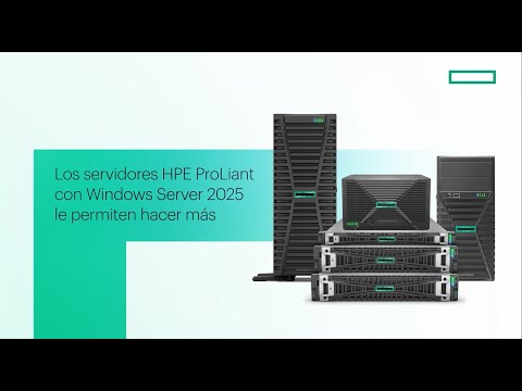 Adelanto de HPE ProLiant + Windows Server 2025