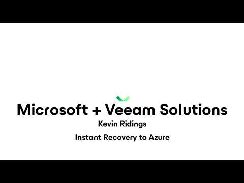 Instant Recovery to Azure