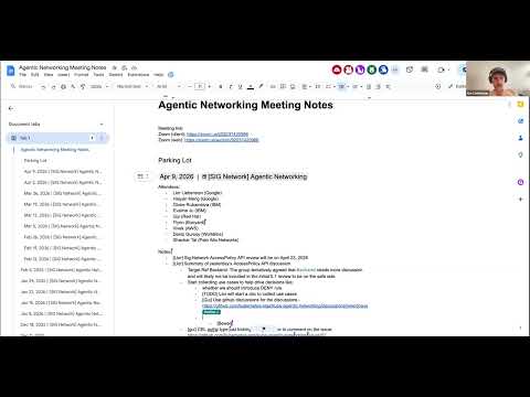 SIG Network Meeting for 2026-04-09