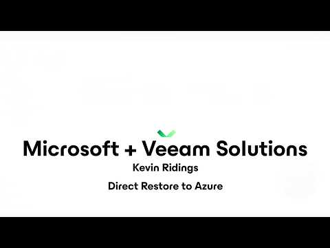 Direct Restore to Azure
