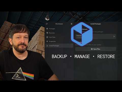 Manage, Backup, and Restore Flatpak Apps with Warehouse