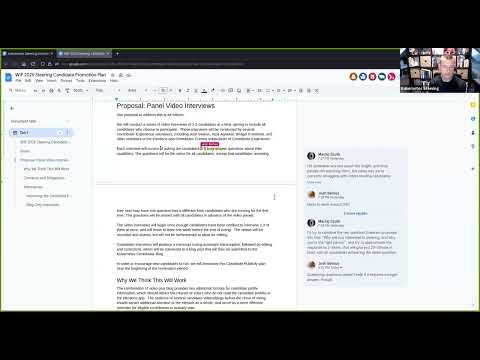 Kubernetes Public Steering Committee Meeting for 20250903