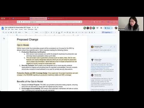 Kubernetes Public Steering Committee Meeting for 20241204