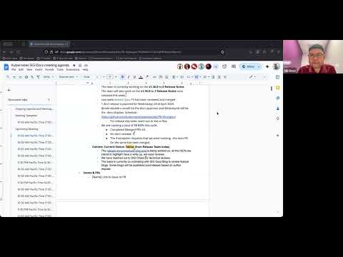 [SIG Docs] Bi-Weekly Community Meeting for 2026-04-14T17:22:38Z.mp4
