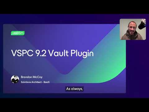 Veeam Service Provider Console 9.1 Vault Integration