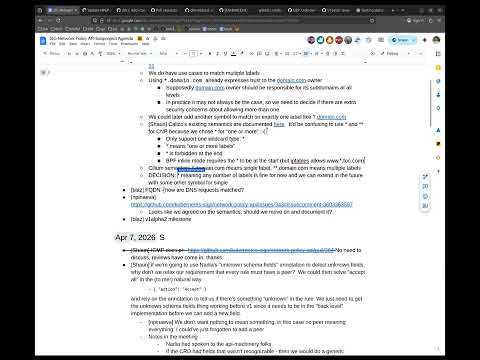 SIG Network Meeting for 2026-04-21