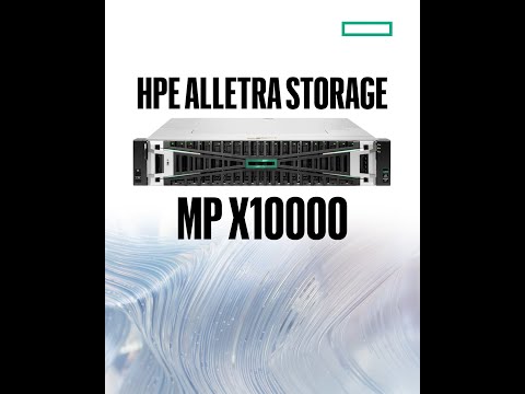 HPE Alletra Storage MP x10000 Architecture