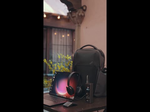 Total Organization | Introducing Lenovo ThinkPad 16-inch Click-Go Backpack (Aura Edition)