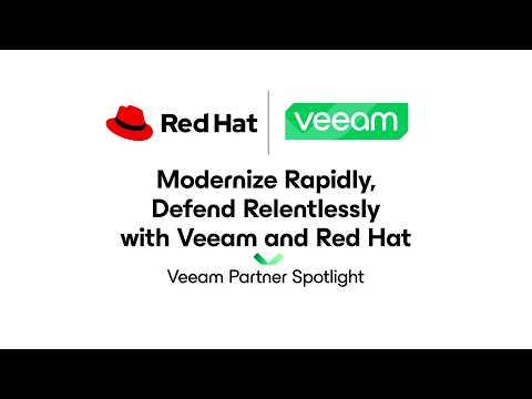 Red Hat | Customer Spotlight with Veeam