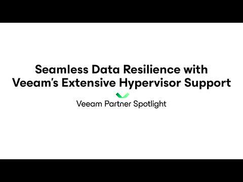 Veeam Customer Spotlight | Overview