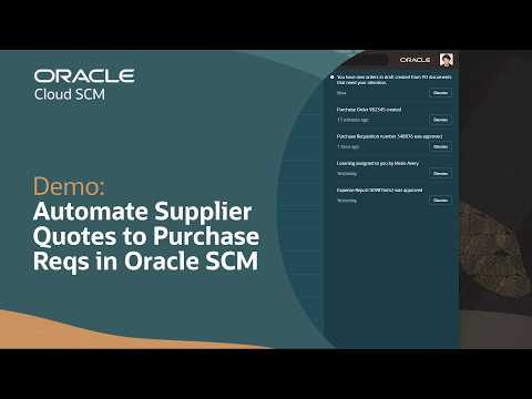 Convert Quote to Purchase Requisition with AI Agents in Oracle Cloud SCM: Demo