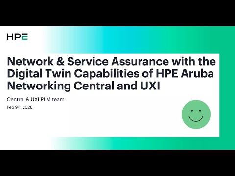 Network and Service Assurance Central and UXI