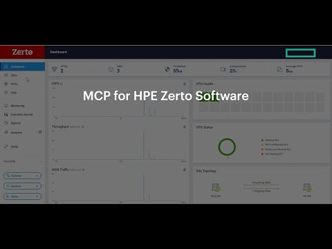 Agentic AI with HPE Zerto Software MCP support