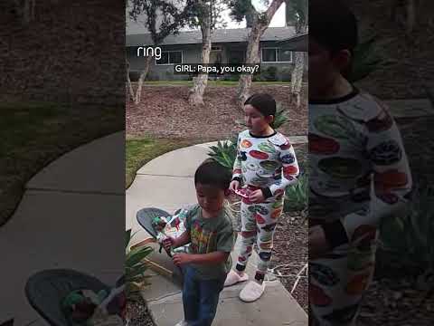 Kids will humble you 🤣 Happy to report he’s okay!