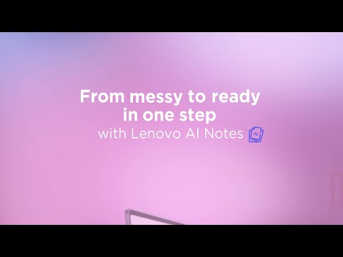 Lenovo Idea Tab Pro Gen 2 – AI Notes