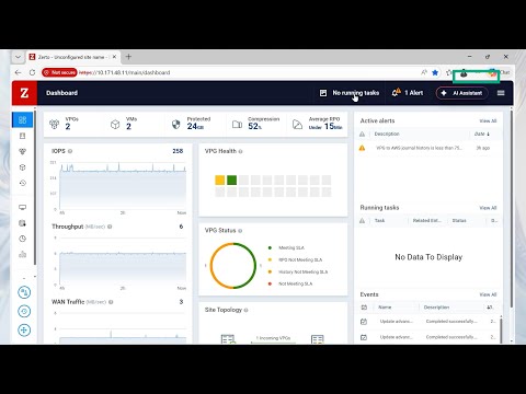 AI Assistant Demo – Zerto U9