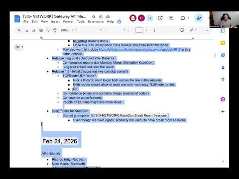 Gateway API meeting for 2026-04-02