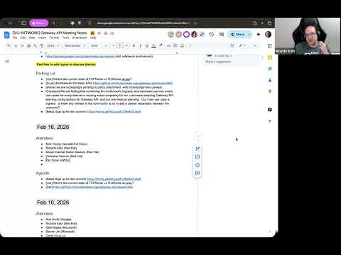 Gateway API meeting for 2026-02-16