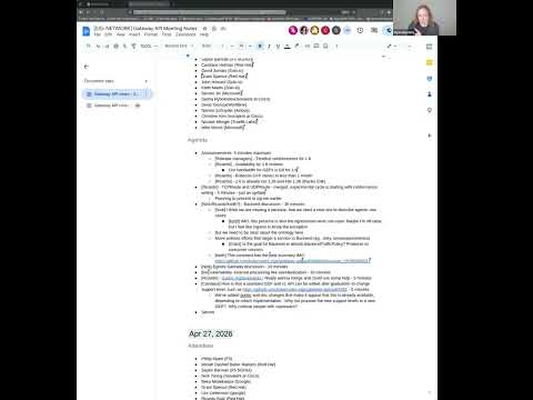 Gateway API meeting for 2026-05-05