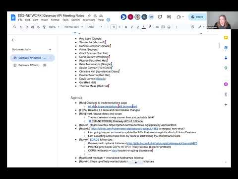 Gateway API meeting for 2026-04-07